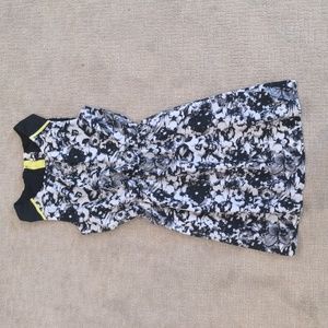 Sleeveless Black/White Dress